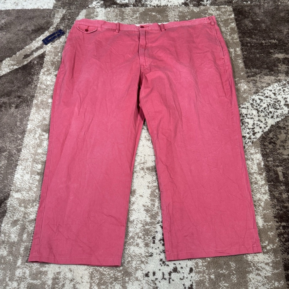 Polo Ralph Lauren Classic Fit Chino Pants Mens 48x28 Coral Pink Big RL 5 NWT